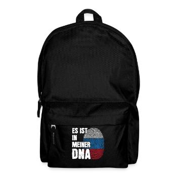 Russland DNA Russe Russin Geschenk Russisch - Rucksack - Schwarz - Vorne