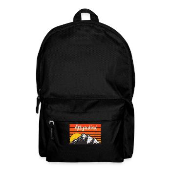 Allgäu Allgäuer Berge Allgäukind Alpen - Rucksack - Schwarz - Vorne