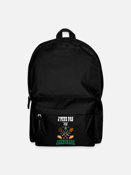 J' Peux Pas, J'ai Jardinage Cadeau Jardinage - Sac à dos - noir