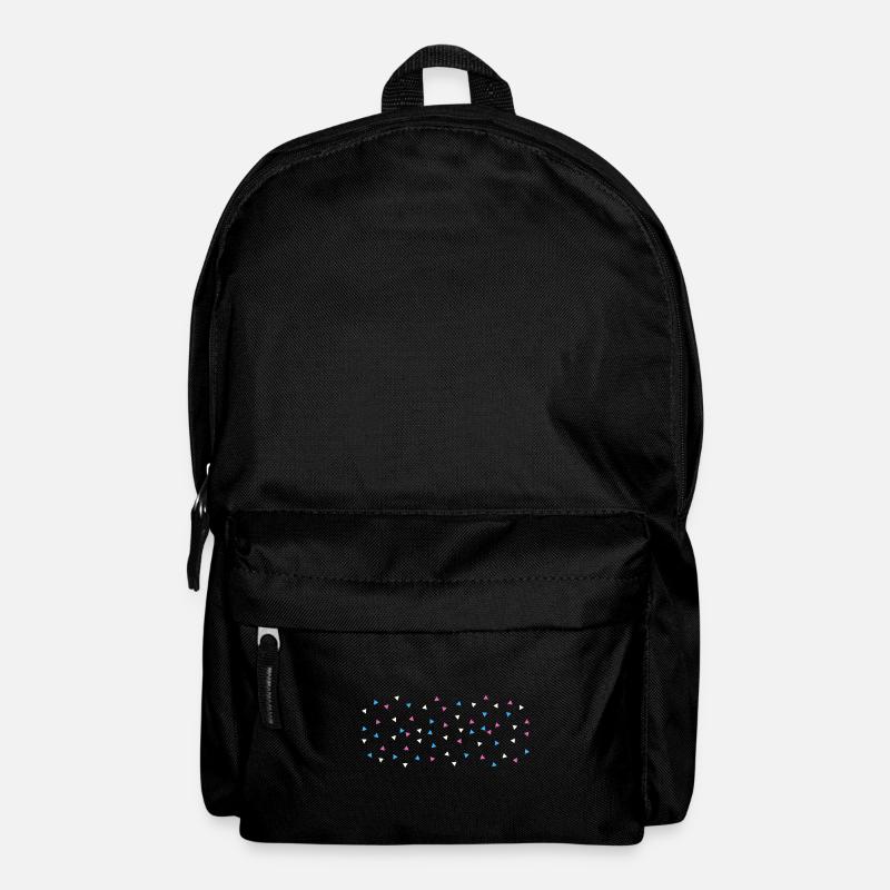 Trans Triangles - Backpack - black