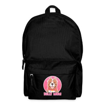 Maman intimidante | Cadeau de propriétaire de chien American Bully - Sac à dos - noir - Devant
