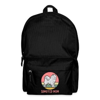 Samoyed mom dog owner Samoyed dog gift - Backpack - black - Front