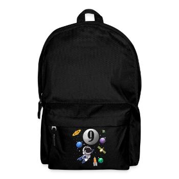 9 ans de l’astronaute Espace spatial - Sac à dos - noir - Devant