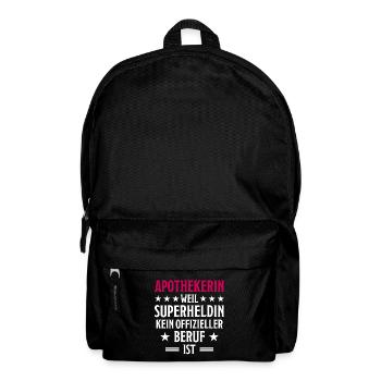 Apothekerin Lustige Spruch Beruf Apotheke Geschenk - Rucksack - Schwarz - Vorne
