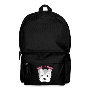 Westie Mom West Highland Terrier Cadeau - Sac à dos - noir - Devant