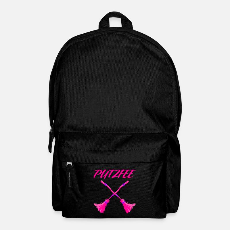 Putzfee Lustiger Spruch Putzfrau Haushalt Geschenk - Rucksack - Schwarz