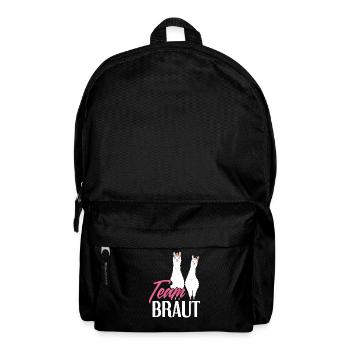 Team Braut Alpaka Lama Alpaca Verlobung JGA - Rucksack - Schwarz - Vorne