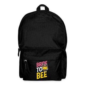Braut Bride To Be Biene Bride To Bee Verlobung JGA - Rucksack - Schwarz - Vorne