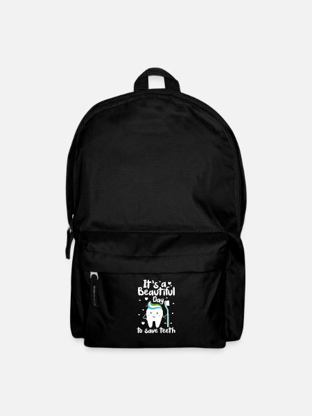 Dentiste Dentiste Dentiste Dentist Dents Cadeau - Sac à dos - noir