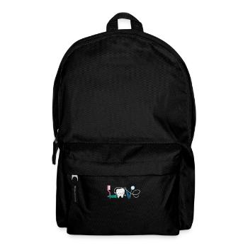 Zahnarzt - Rucksack - Schwarz - Vorne