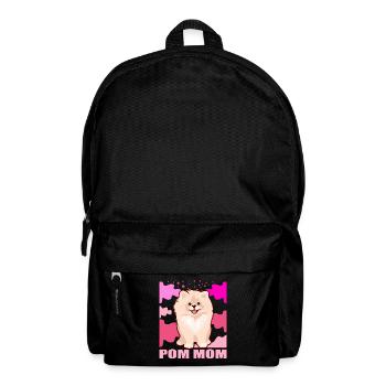 Zwergspitz Pomeranian Mistress Dog Mom Gift - Backpack - black - Front