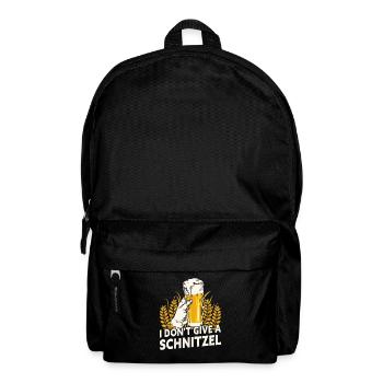 I Don't Give A Schnitzel Beerfest Bavarian Munich - Backpack - black - Front