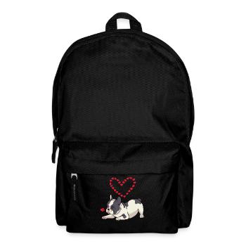 Français Bulldog Mama Frenchie Cher Chien - Sac à dos - noir - Devant
