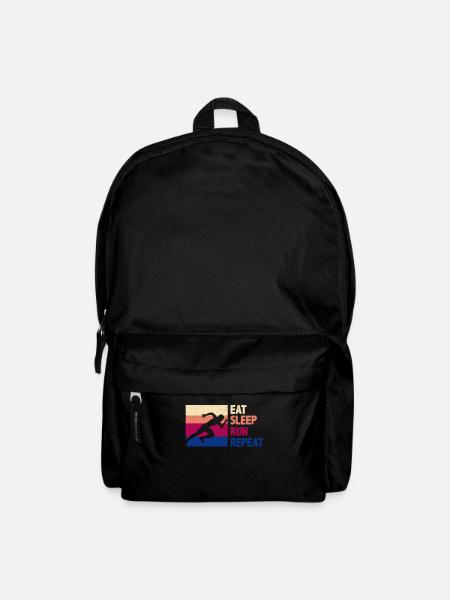Lustiges Laufen Läufer Lauf Geschenk - Rucksack - Schwarz