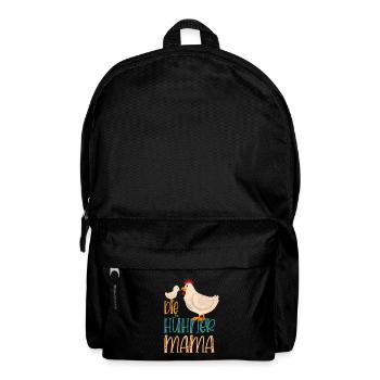 Landwirt Hennen Huhn Hühner Mama - Rucksack - Schwarz - Vorne
