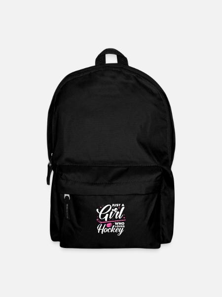 Hockey Girl - Rucksack - Schwarz