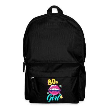 Tenue de fête des années 80 Costume de fête des années 80 - Sac à dos - noir - Devant