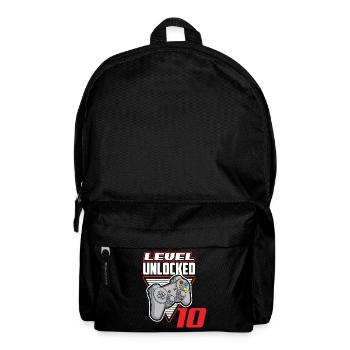 10th Birthday Boy Birthday Gamer Gaming - Backpack - black - Front