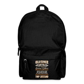 Oldtimer Baujahr 1968 Geboren Jahrgang Geburtstag - Rucksack - Schwarz - Vorne