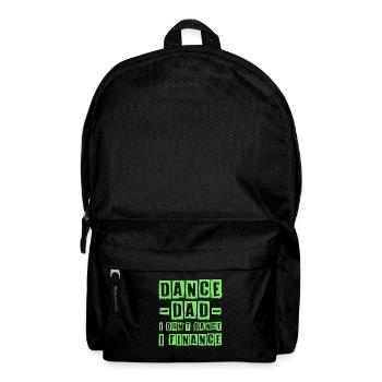 Dance Dad I Don't Dance I Finance Father - Rucksack - Schwarz - Vorne