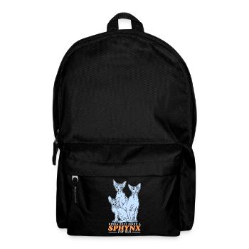 Sphynx Dad Cat Dad Cat Owner Gift - Backpack - black - Front