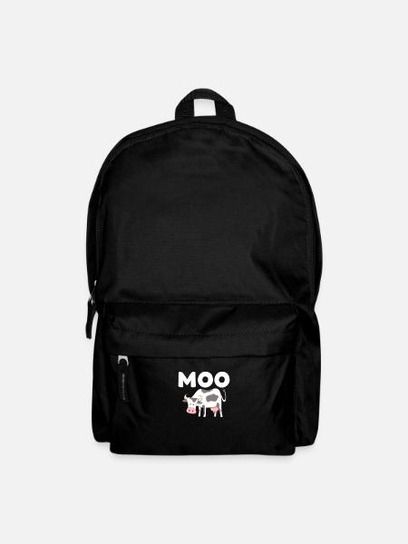 Kuh - Rucksack - Schwarz