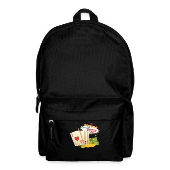 Lustiges Casino Las Vegas Roulette Slot Machine - Rucksack - Schwarz - Vorne