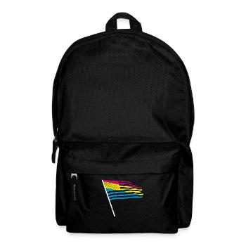 Pan USA Flag Queer LGBT Gift Pansexual - Sac à dos - noir - Devant