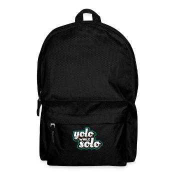 Solo proud single, Happy single - Backpack - black - Front