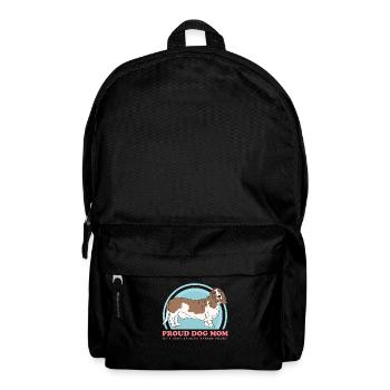 Basset Hound Maman Maîtresse Chien Propriétaire Cadeau - Sac à dos - noir - Devant