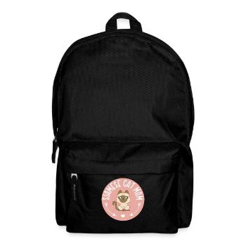 Siamese Cat Mom Cat Owner Cat Mom Gift - Backpack - black - Front