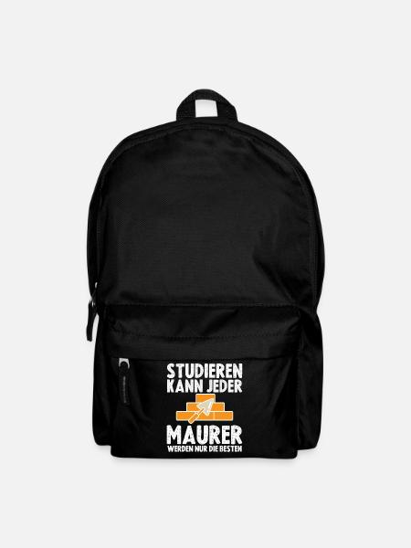 Studieren kann jeder Maurer werden nur die Besten - Rucksack - Schwarz
