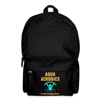 Water aerobics Aquatic fitness Aqua Exercise - Backpack - black - Front