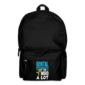 Dentist Dental Assistant Dental Assistant Gift - Backpack - black - Front