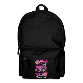 Monster Truck Girl Monster Truck Amoureux - Sac à dos - noir - Devant
