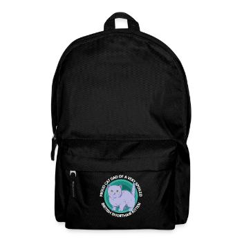 British Shorthair Dad British Shorthair Gift - Backpack - black - Front