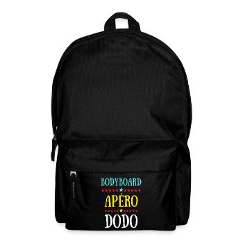 bodyboard apéro dodo - Sac à dos - noir - Devant