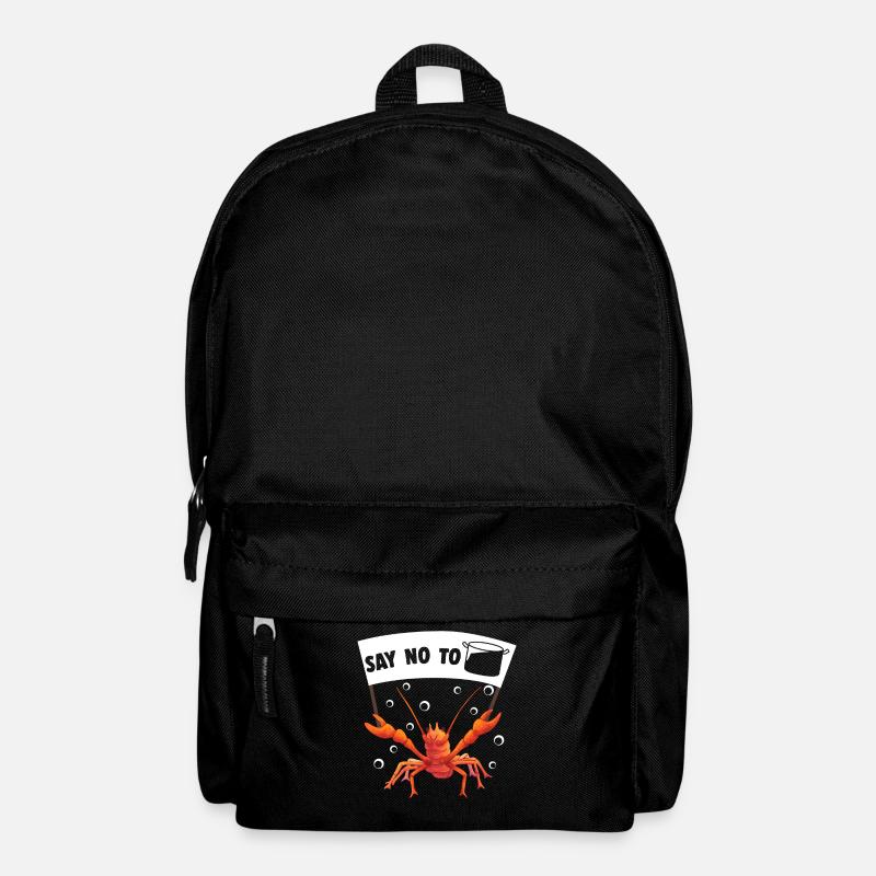 Drôles de crabes Cuisson Écrevisses Homard - Sac à dos - noir