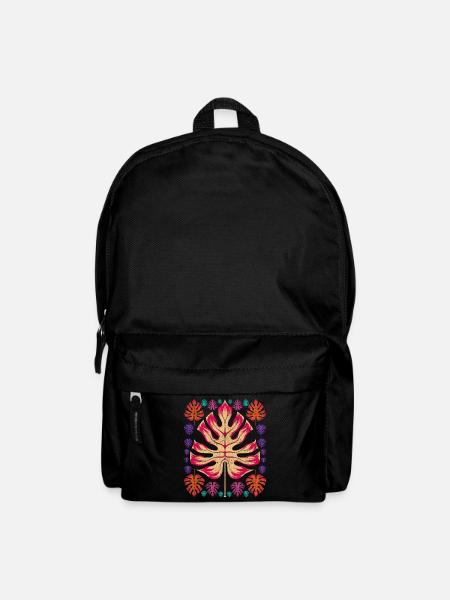 Monstera - Rucksack - Schwarz