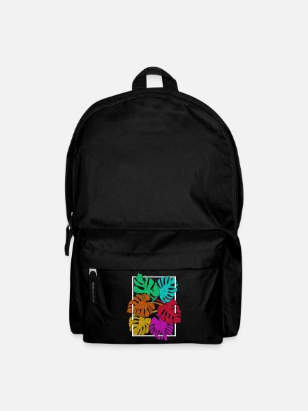 Monstera Deliciosa - Rucksack - Schwarz