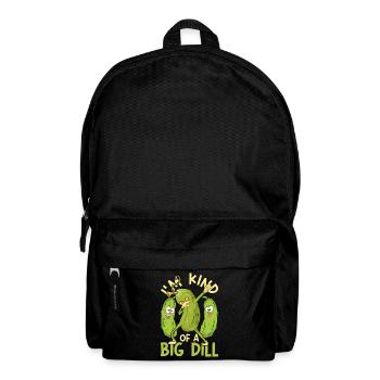 Lustiges Gemüse Geschenk Dabbing Gurke - Rucksack - Schwarz - Vorne