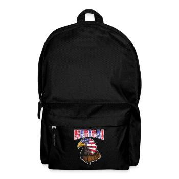 Adler Amerika 4. Juli Patriotisch - Rucksack - Schwarz - Vorne