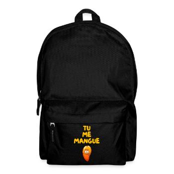 TU ME MANGUE TU ME MANQUE HUMOUR MESSAGE - Sac à dos - noir - Devant