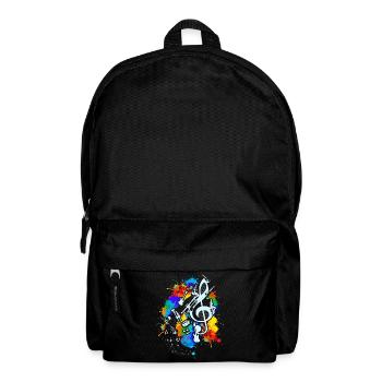 Musique Idée Cadeau Violon Clef Clef Clef - Sac à dos - noir - Devant
