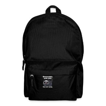 Statement Witziger Spruch Sarkasmus Katzen - Rucksack - Schwarz - Vorne