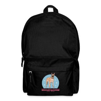 Belgian Malinois Mom Hundebesitzer Hunde Geschenk - Rucksack - Schwarz - Vorne