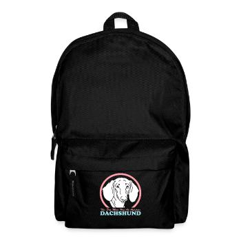 Dachshund Mom Dackel Hundebesitzerin Geschenk - Rucksack - Schwarz - Vorne