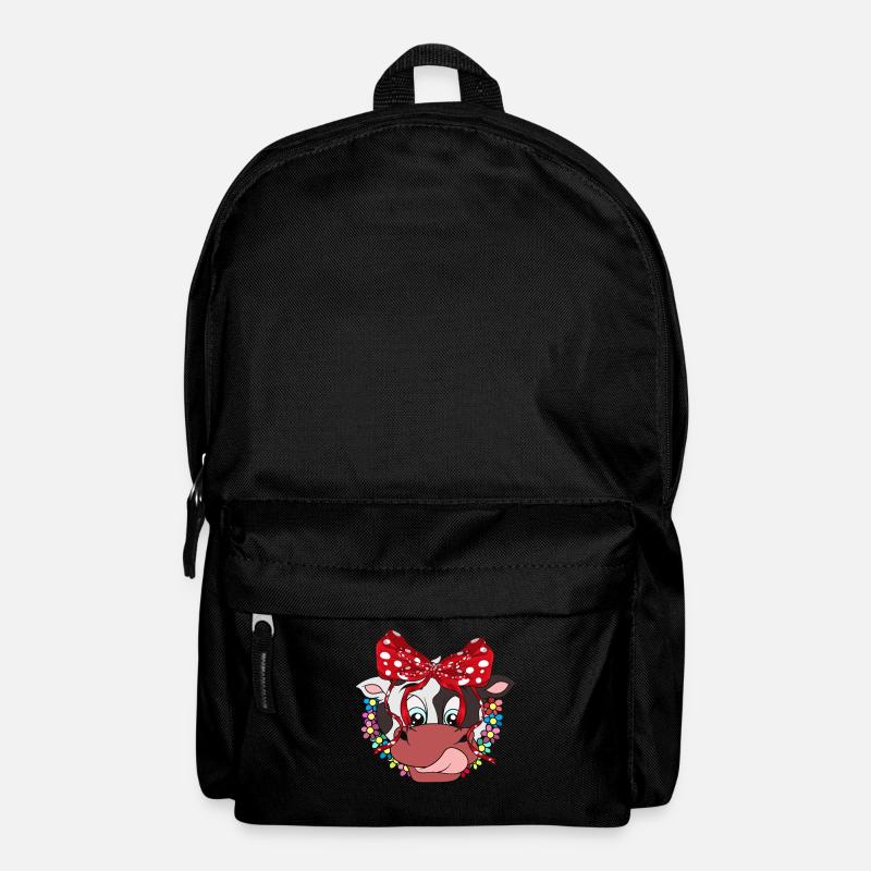 Kuh - Rucksack - Schwarz
