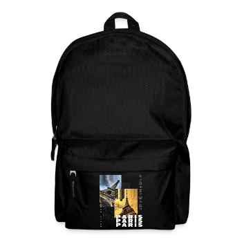 Paris France City Skyline Home Love - Backpack - black - Front