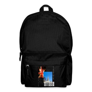 Nottingham England UK City Skyline Home Love - Backpack - black - Front